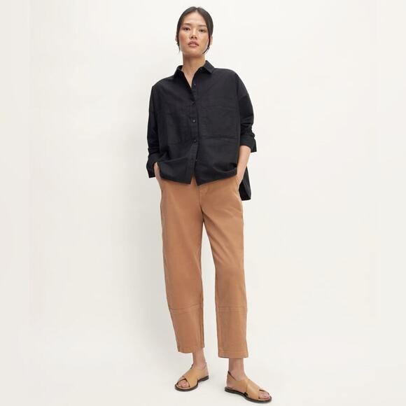 Everlane City Crossover Sandals Taupe Leather Buckle Flat Slide 8 NEW w/o Box - Picture 6 of 8